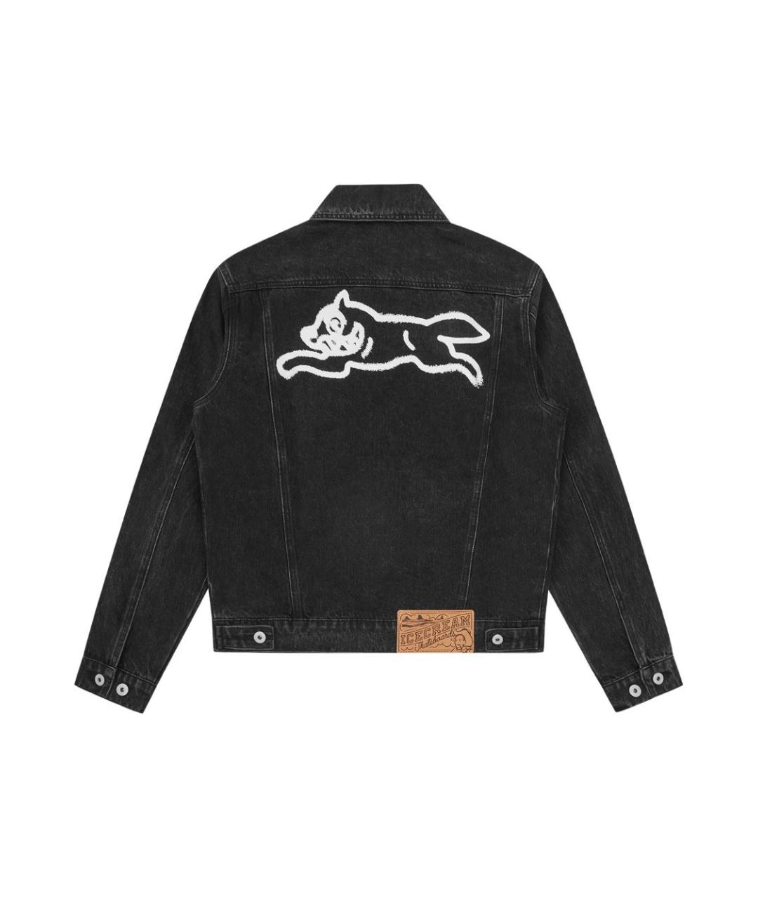 icecream Черная хлопковая куртка, фото 4