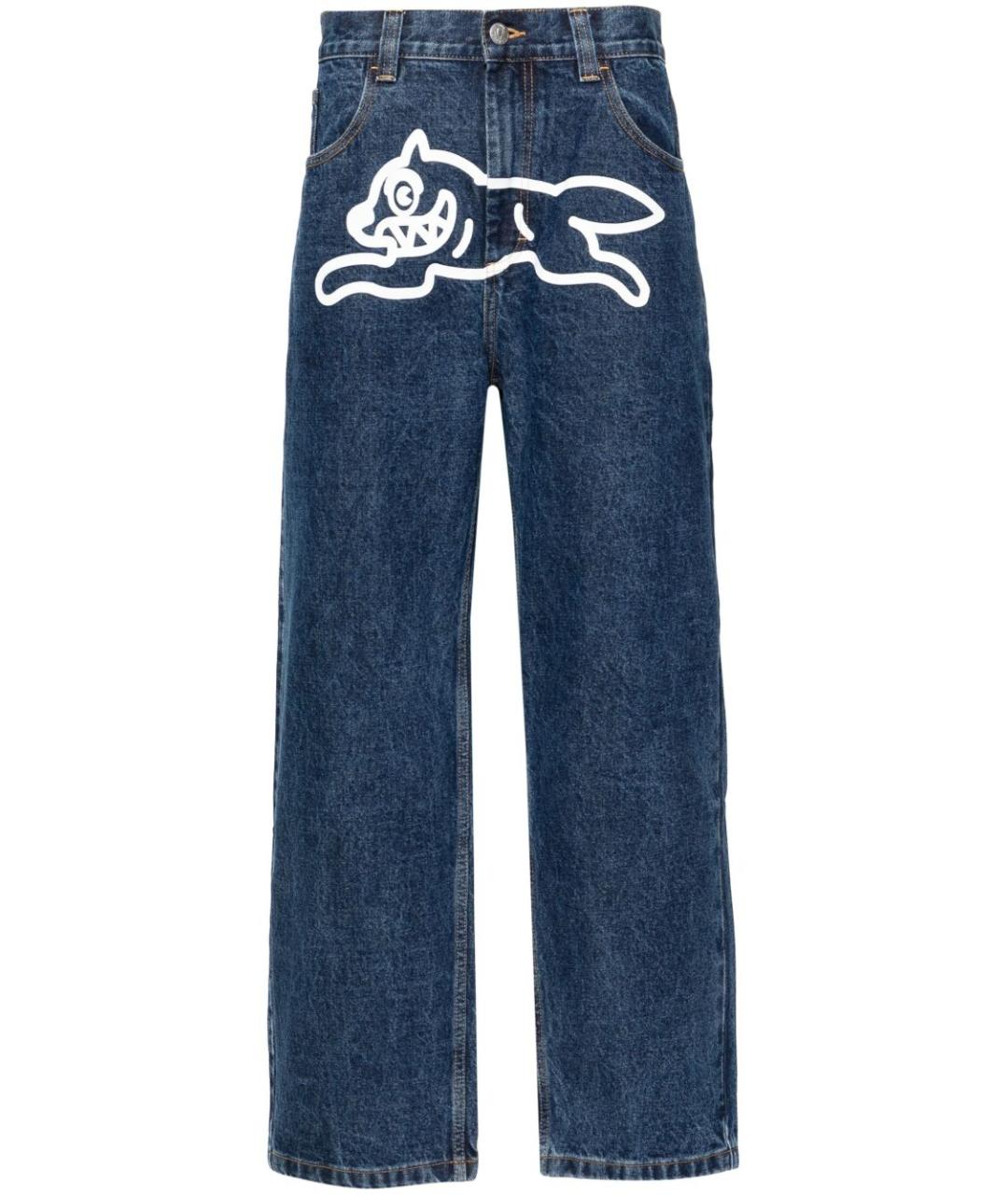 icecream Синие хлопковые прямые джинсы, фото 1