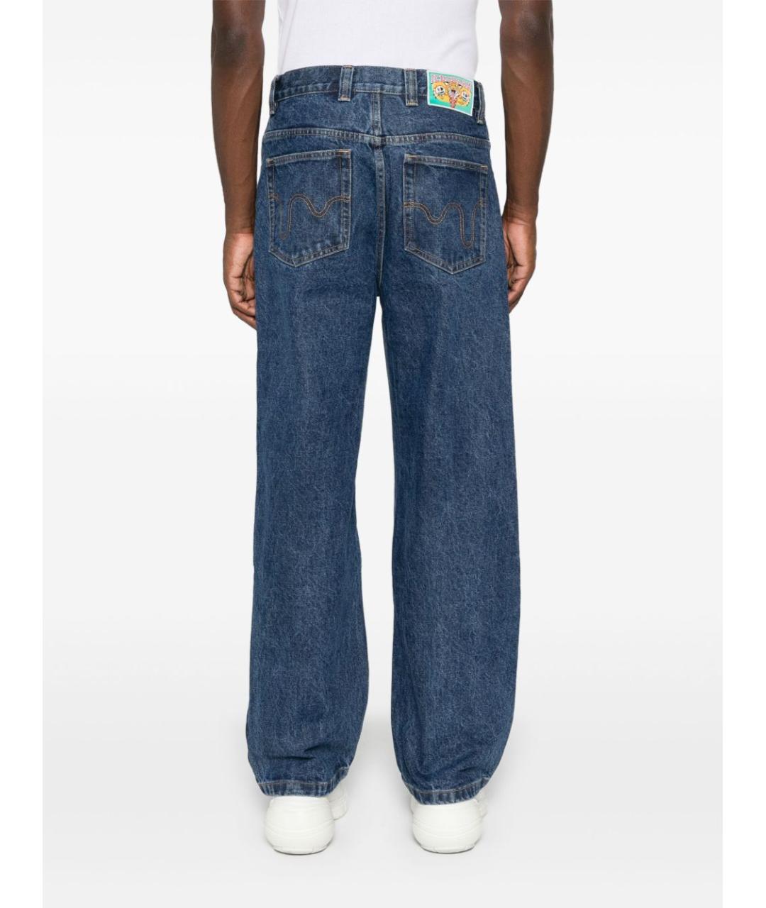 icecream Синие хлопковые прямые джинсы, фото 4