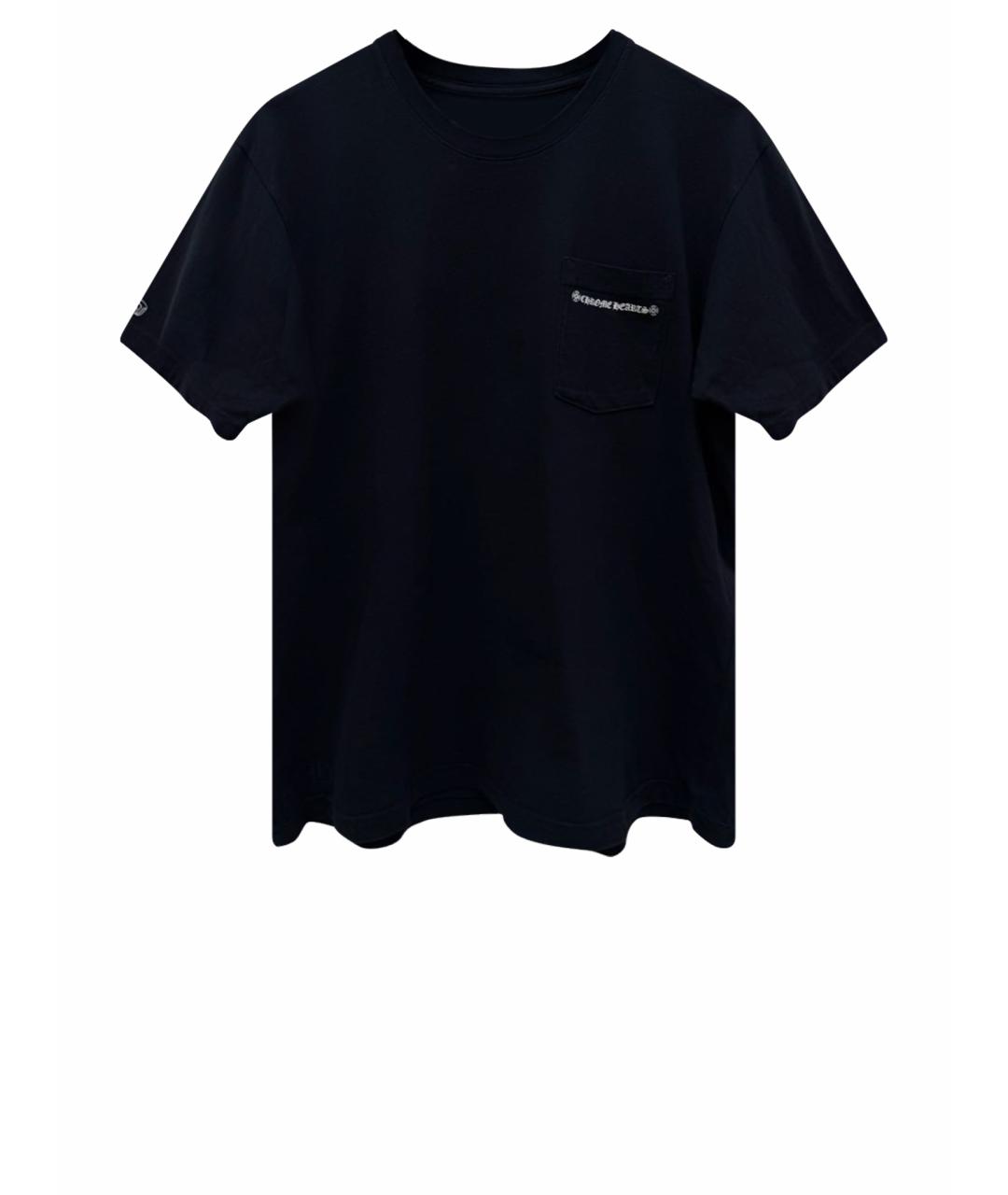 CHROME HEARTS Черная хлопковая футболка, фото 1