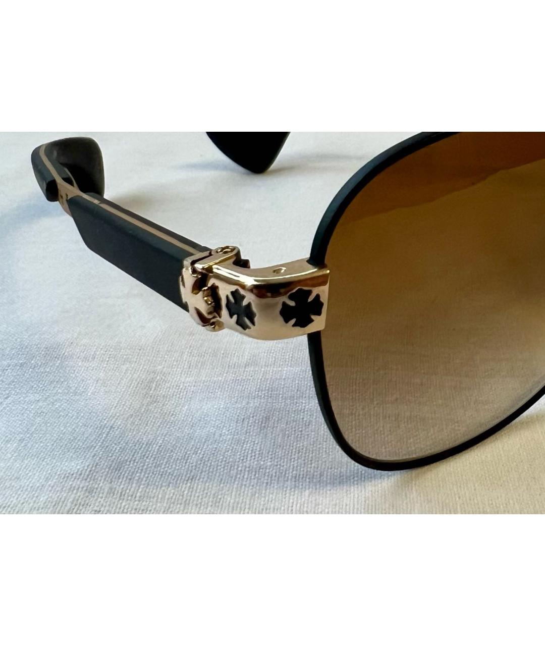 CHROME HEARTS Черные пластиковые солнцезащитные очки, фото 3