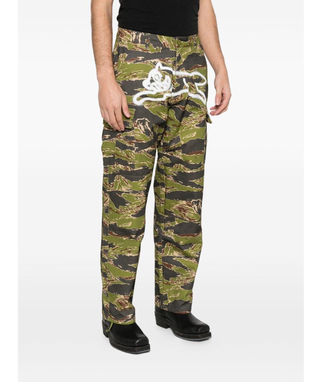 icecream Коричневые хлопковые повседневные брюки, фото 4