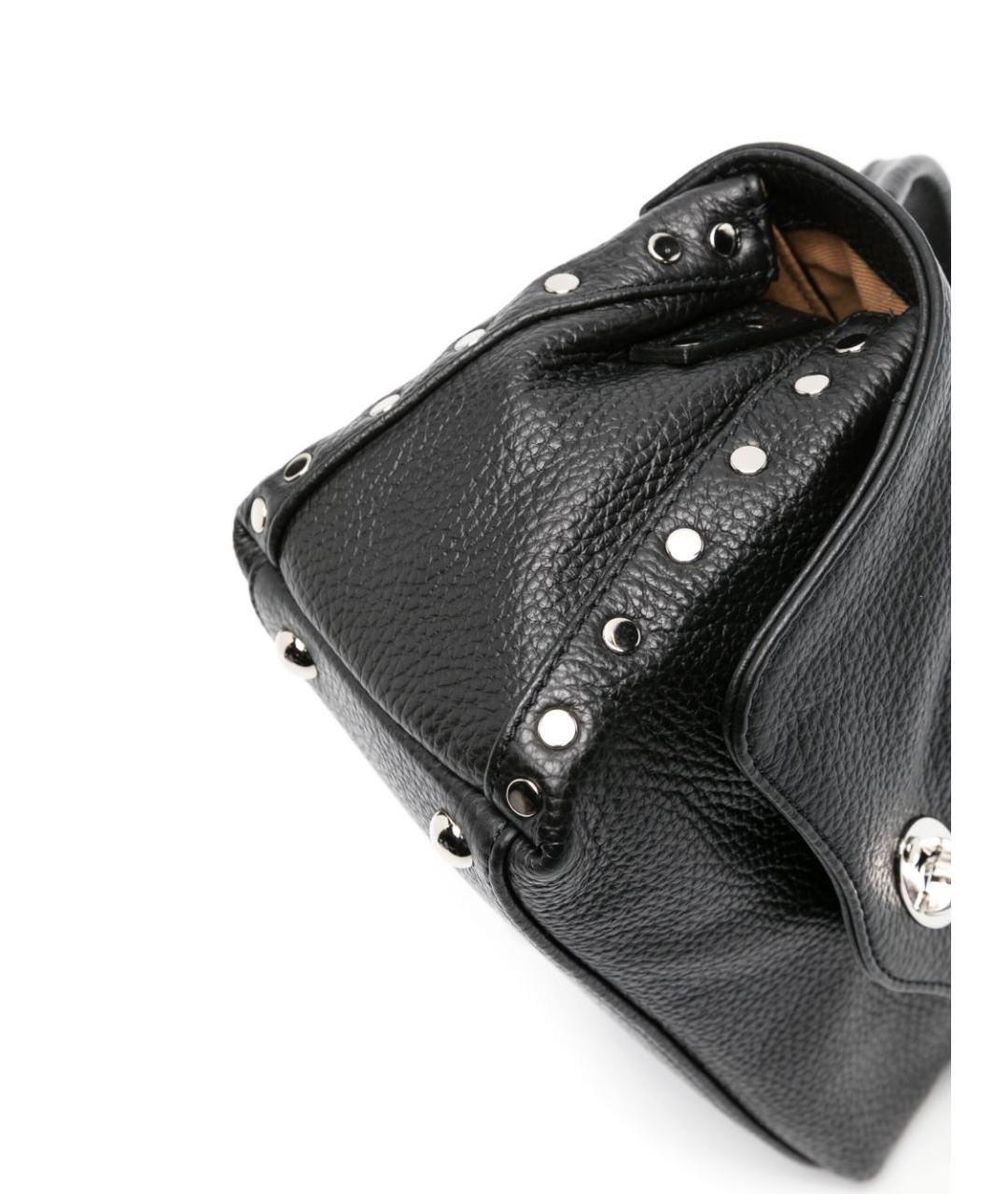 ZANELLATO Черная кожаная сумка через плечо, фото 3