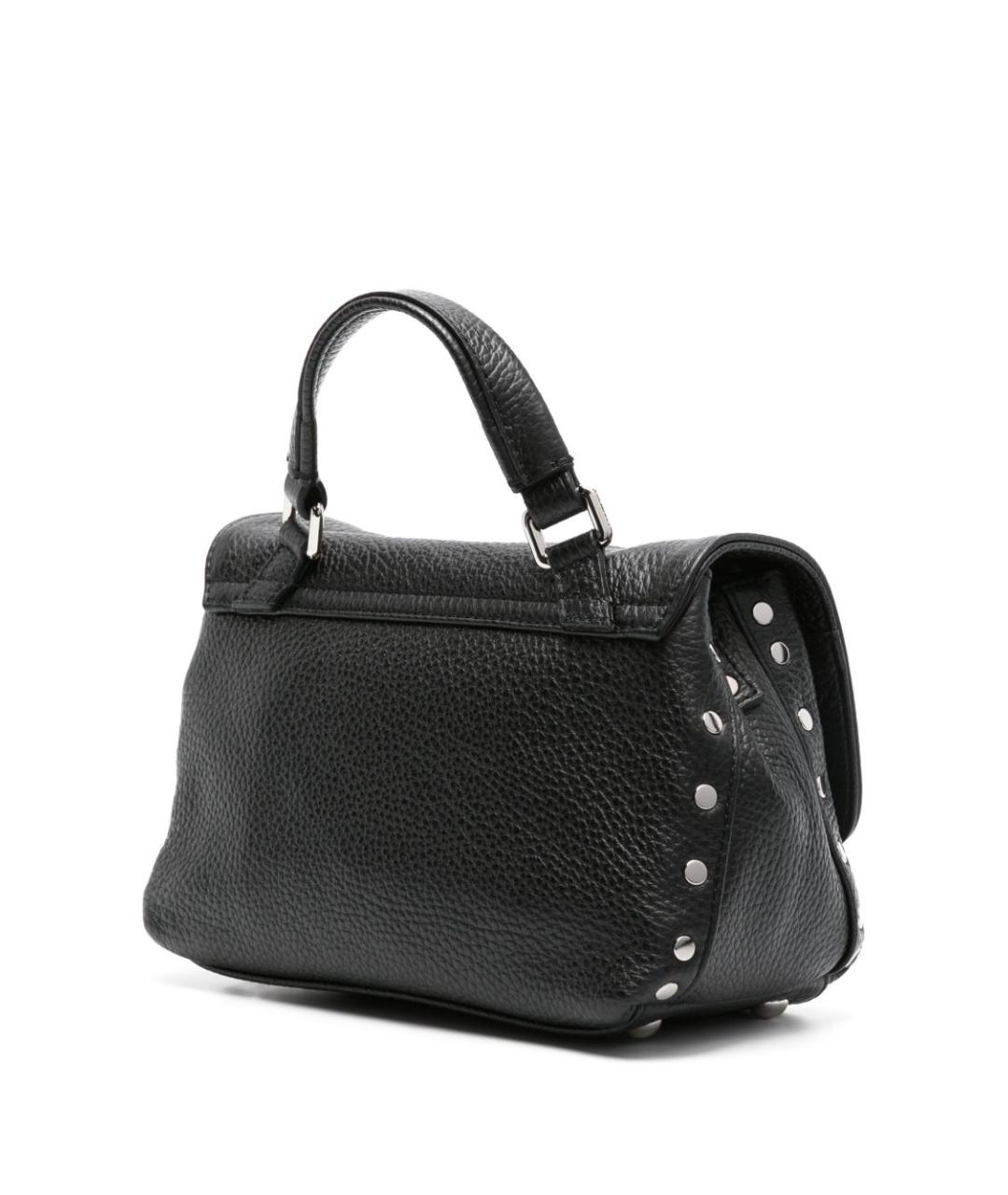 ZANELLATO Черная кожаная сумка через плечо, фото 5