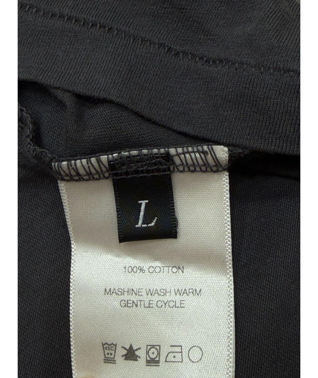 Enfants Riches Déprimés Антрацитовая хлопковая футболка, фото 4