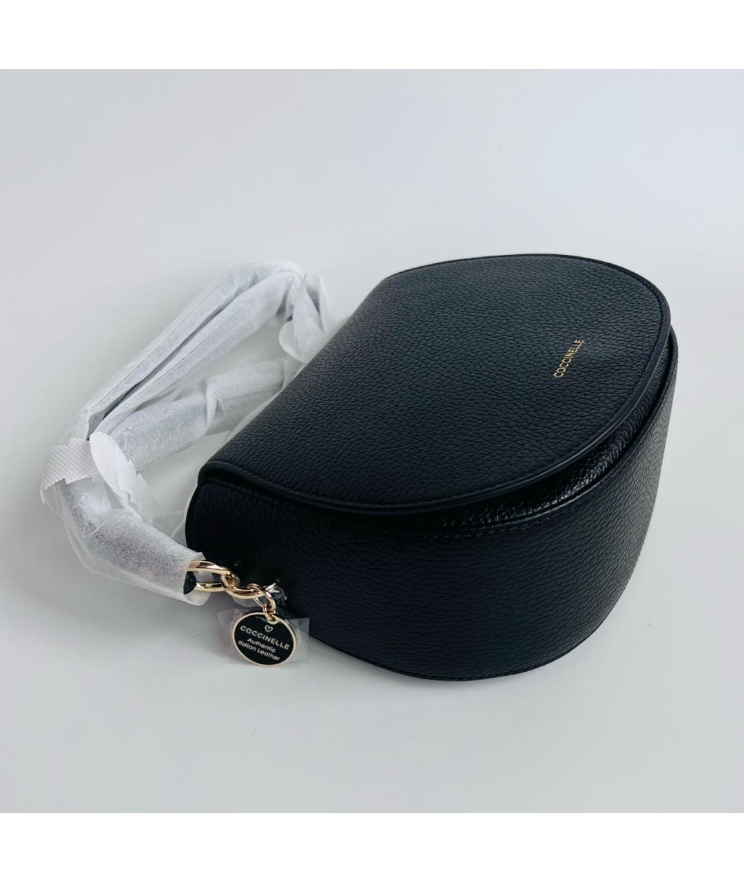 COCCINELLE Черная кожаная сумка через плечо, фото 7