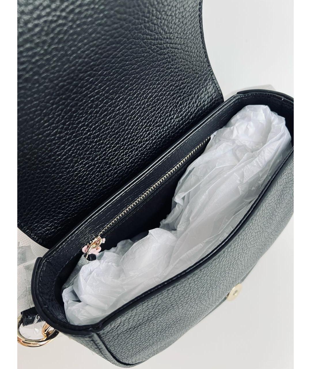 COCCINELLE Черная кожаная сумка через плечо, фото 4