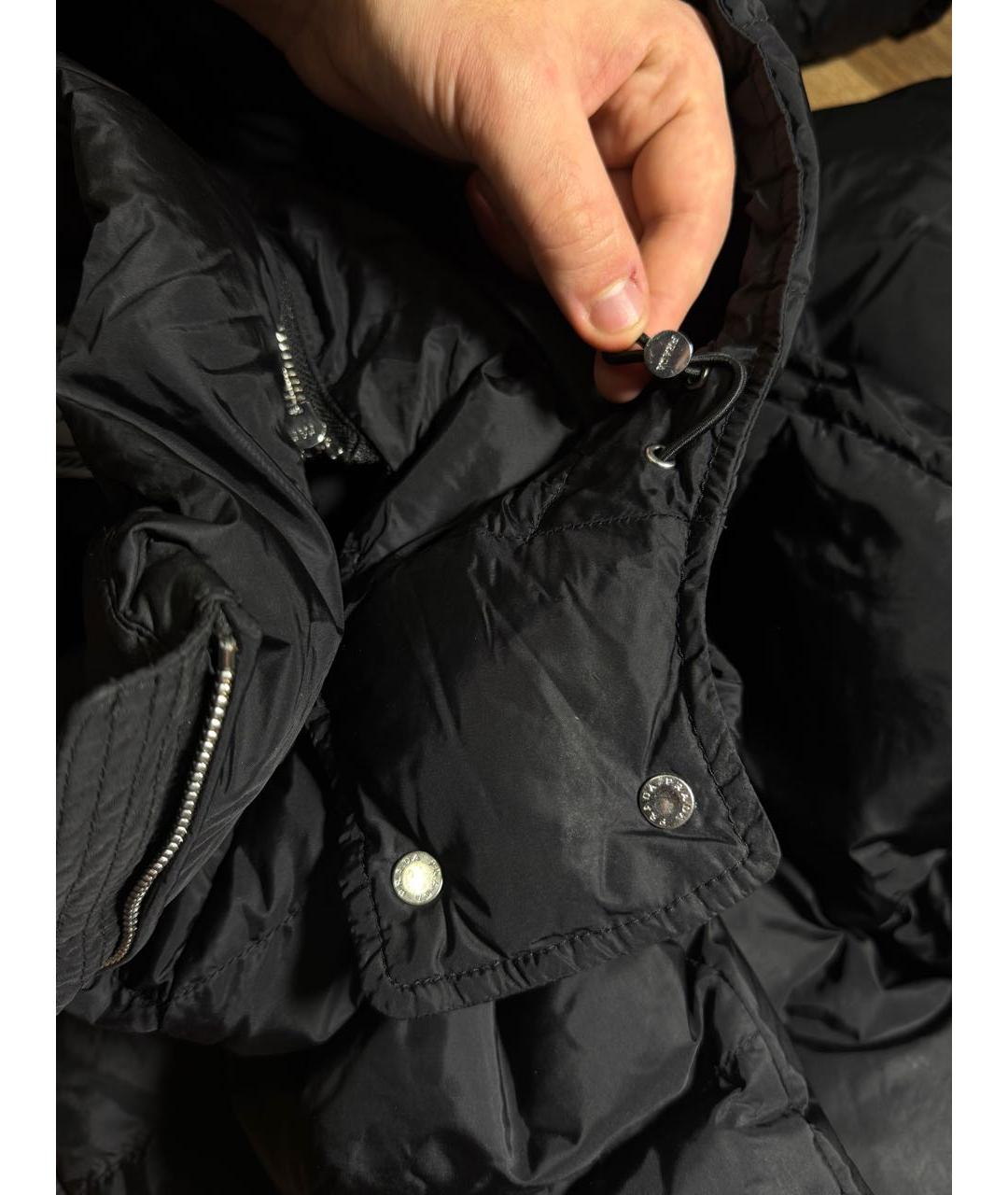 PRADA Черный полиэстеровый пуховик, фото 8