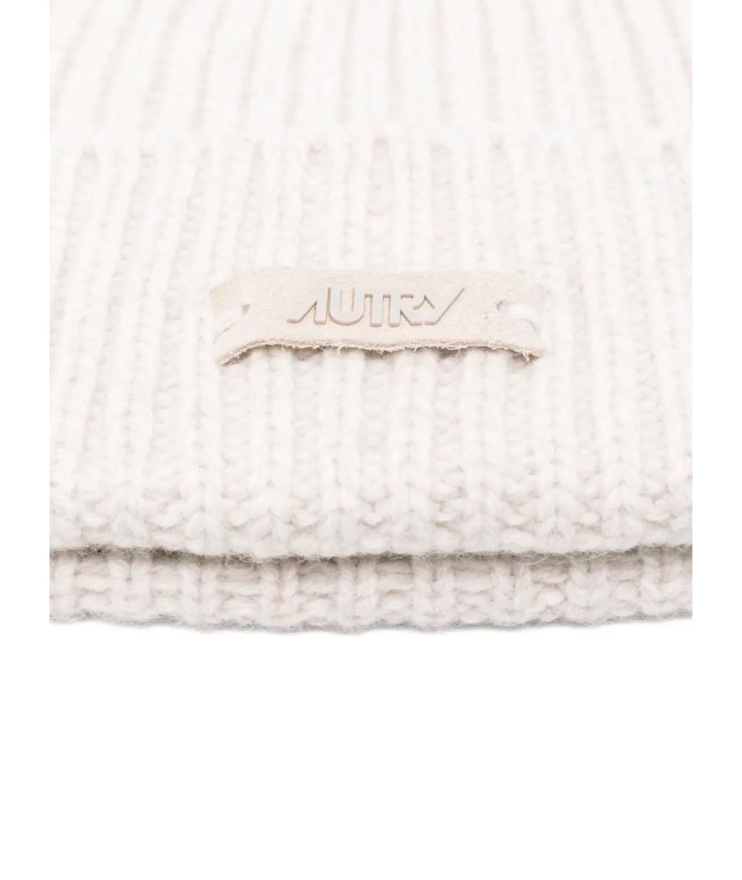 AUTRY Бежевая шерстяная шапка, фото 2