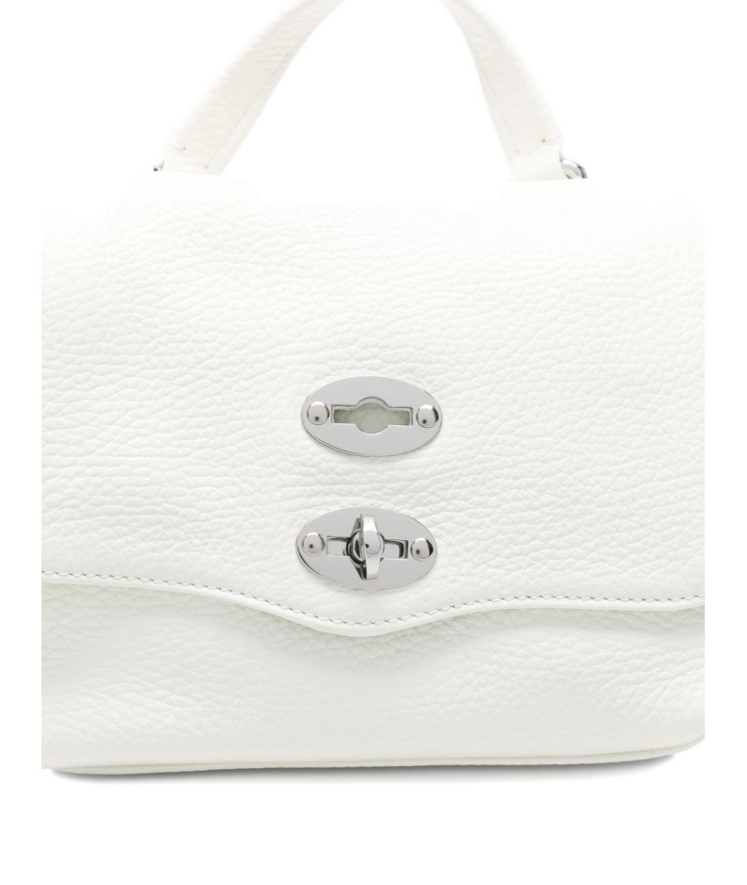 ZANELLATO Белая кожаная сумка тоут, фото 3