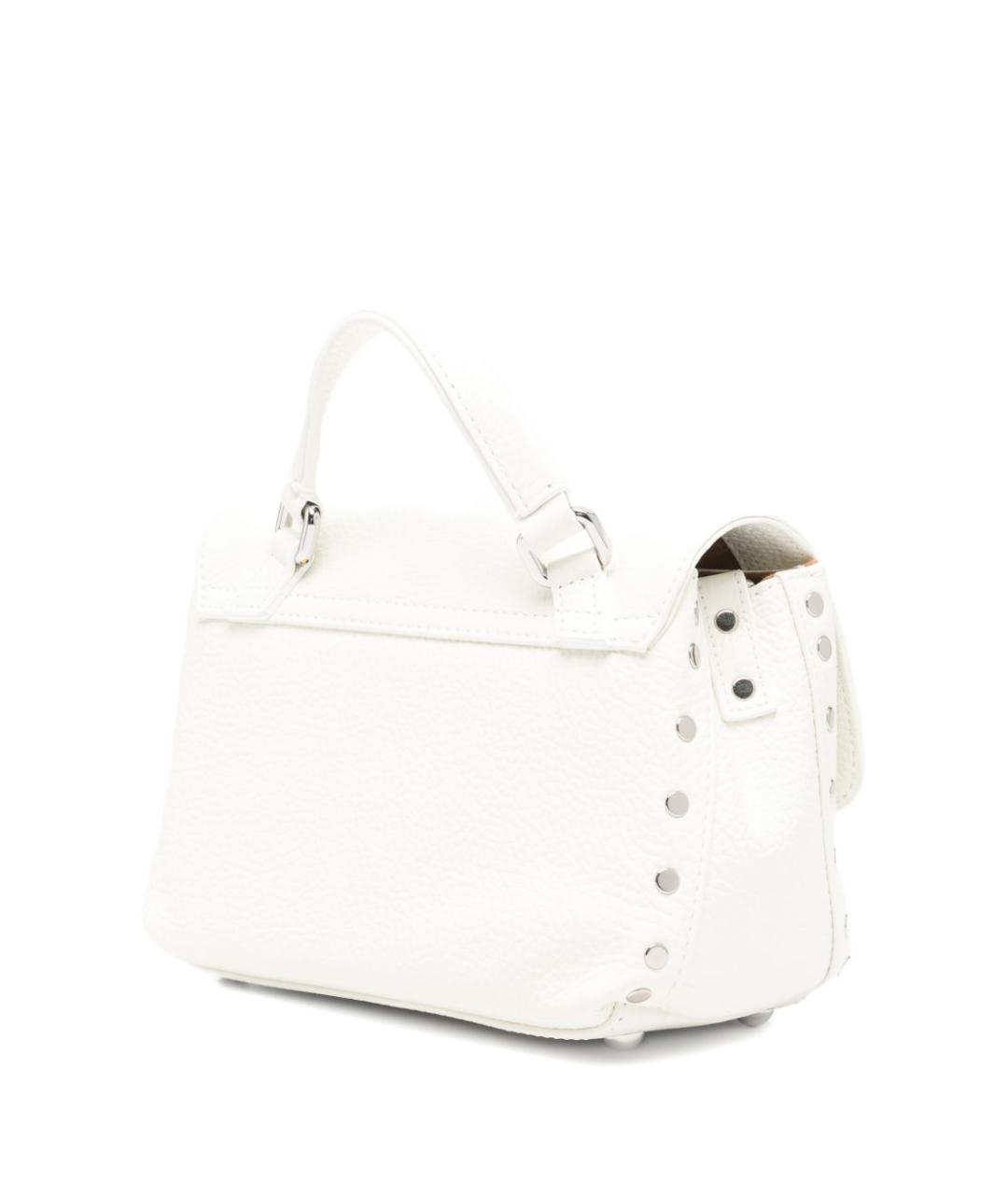 ZANELLATO Белая кожаная сумка тоут, фото 2