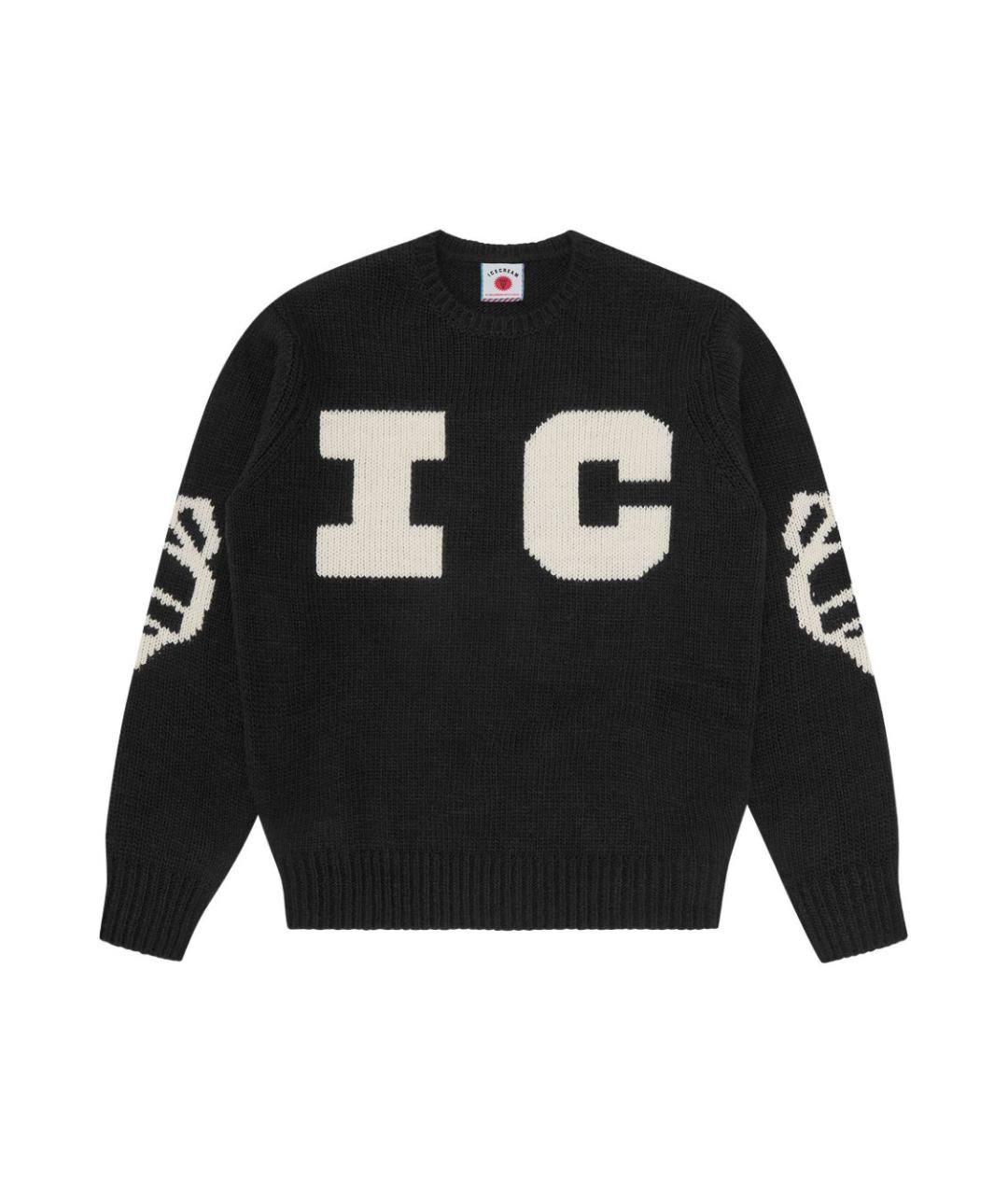 icecream Черный шерстяной джемпер / свитер, фото 1