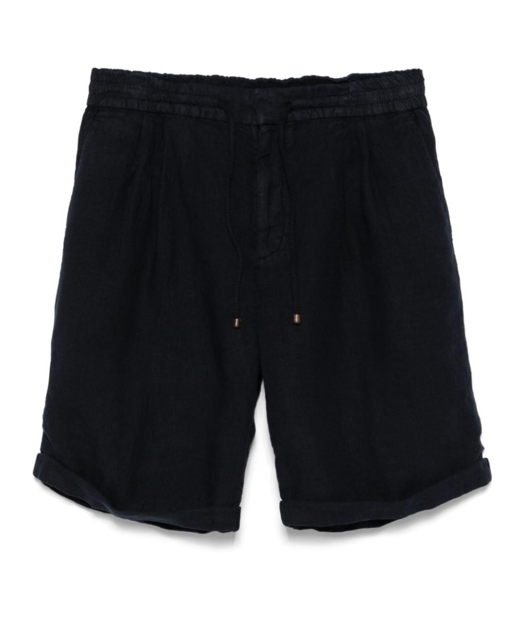 BRUNELLO CUCINELLI Черные хлопковые повседневные брюки, фото 1