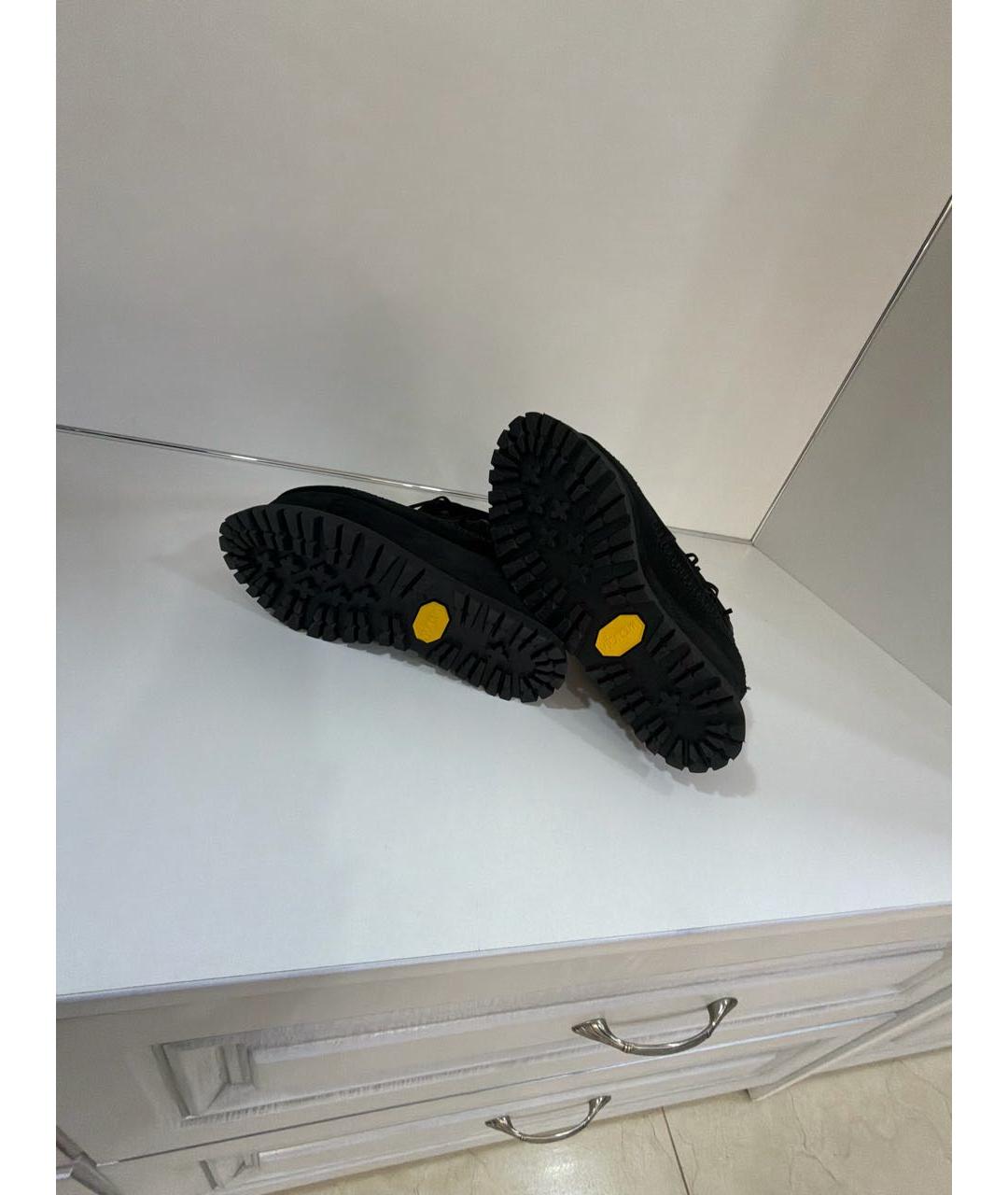 SACAI Черные замшевые ботинки, фото 7