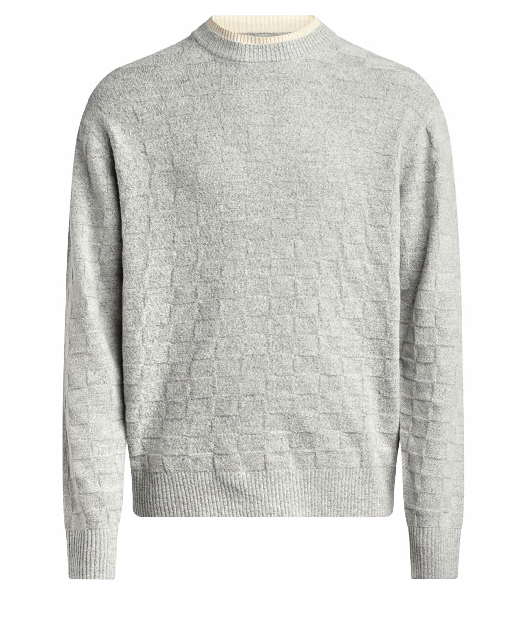 ELEVENTY Серый шерстяной джемпер / свитер, фото 1