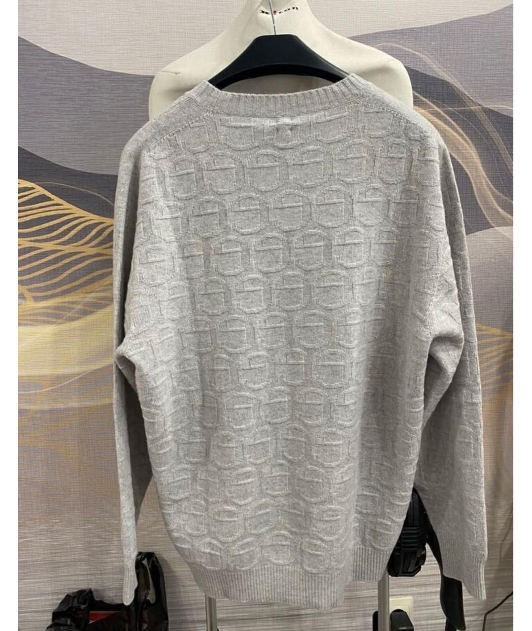 ELEVENTY Серый шерстяной джемпер / свитер, фото 2