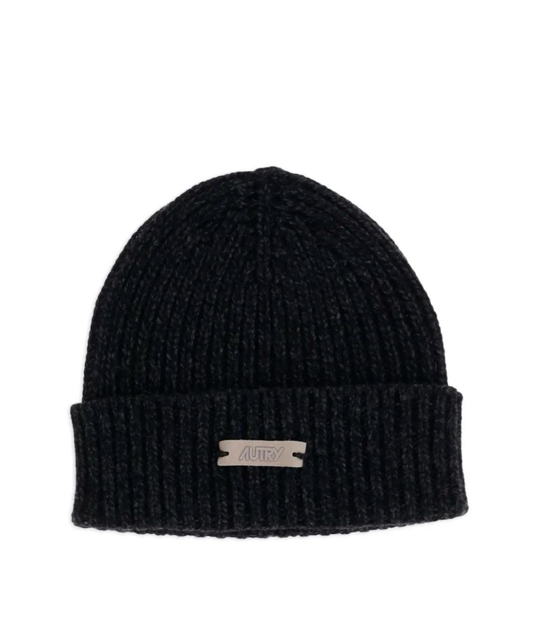 AUTRY Антрацитовая шерстяная шапка, фото 1