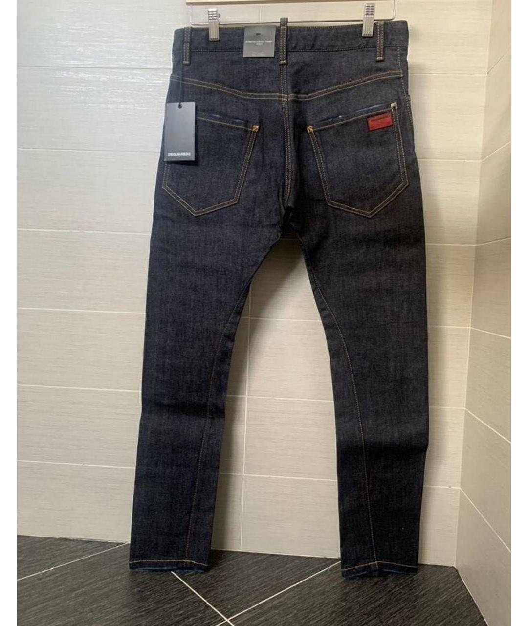 DSQUARED2 KIDS Темно-синие деним детские джинсы, фото 2