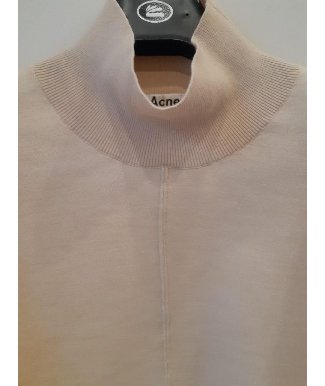 ACNE STUDIOS Желтый шерстяной джемпер / свитер, фото 6