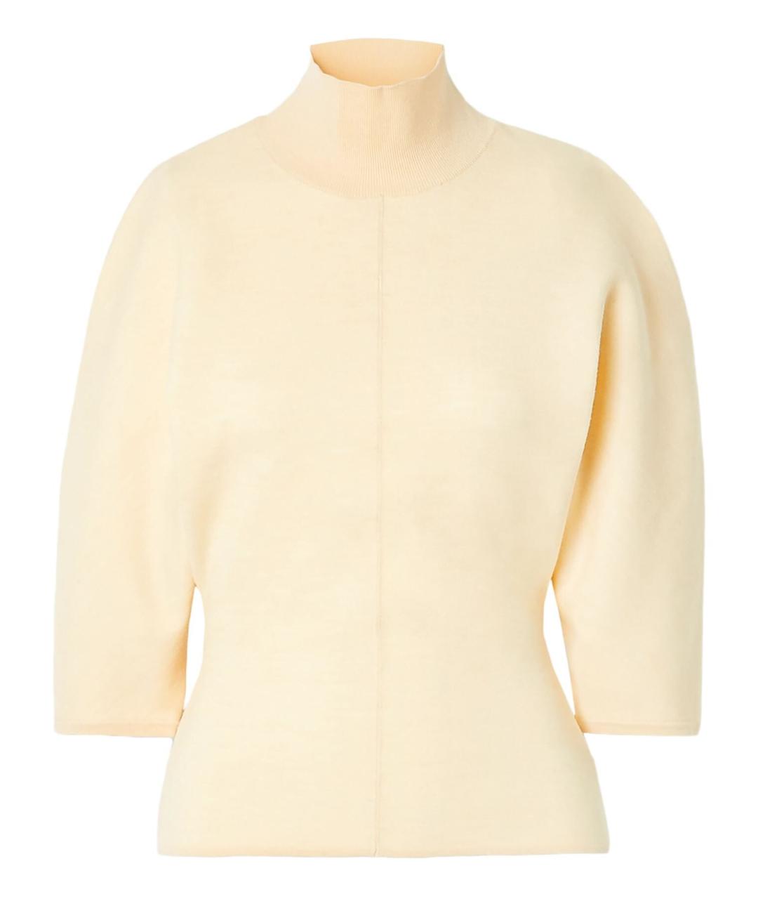 ACNE STUDIOS Желтый шерстяной джемпер / свитер, фото 1