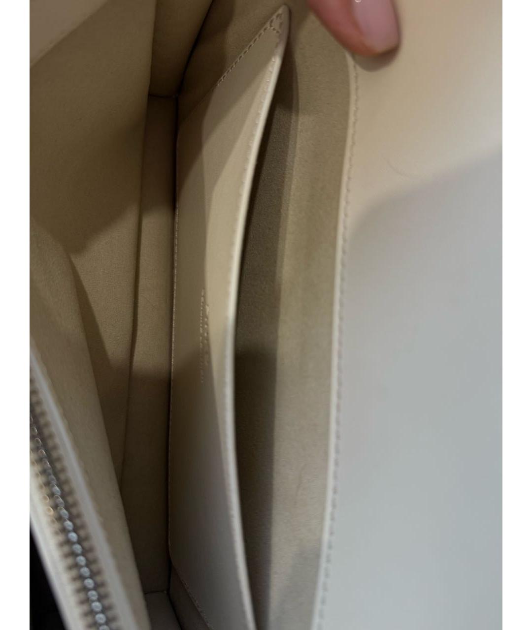 PINKO Белая кожаная сумка через плечо, фото 6