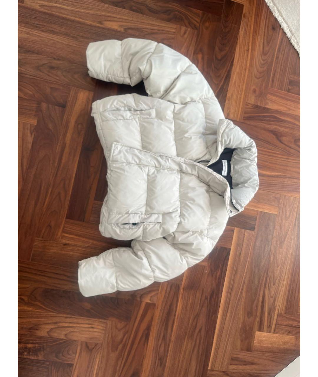 BALENCIAGA Белый полиэстеровый пуховик, фото 8
