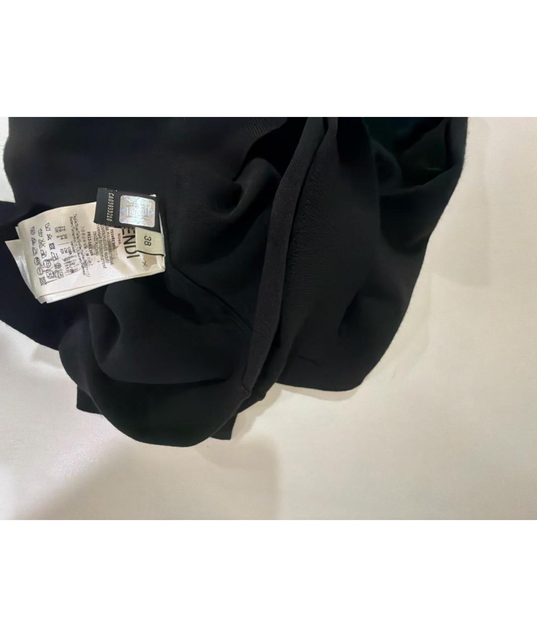 FENDI Черный кашемировый джемпер / свитер, фото 7