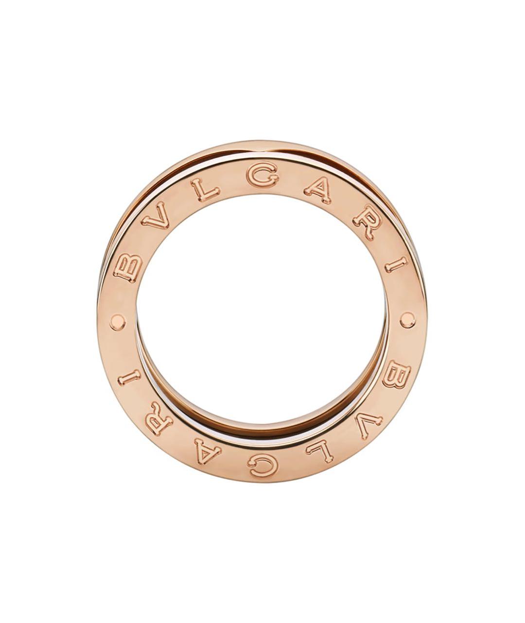 BVLGARI Бежевое кольцо из розового золота, фото 2