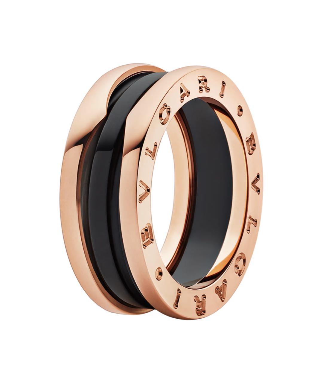 BVLGARI Бежевое кольцо из розового золота, фото 4