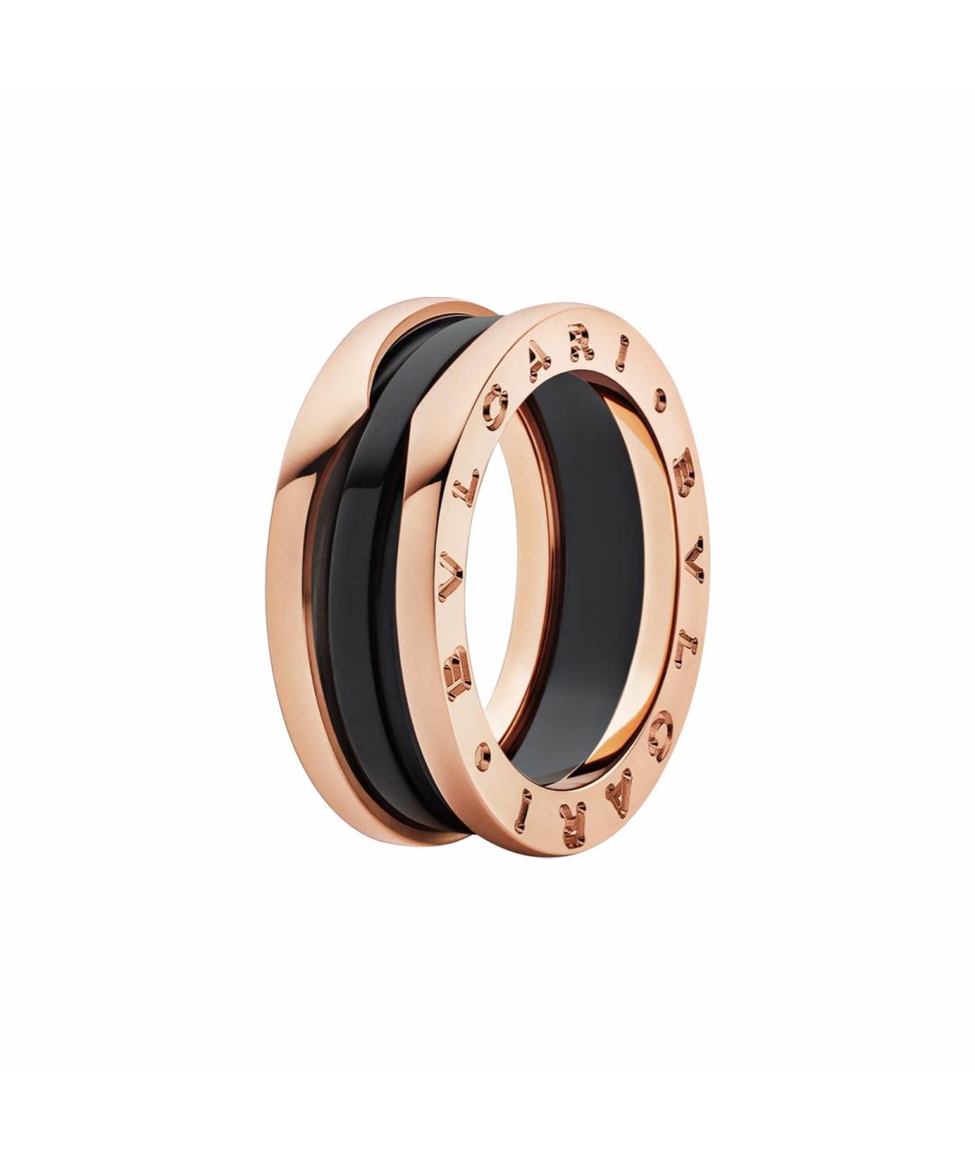 BVLGARI Бежевое кольцо из розового золота, фото 1