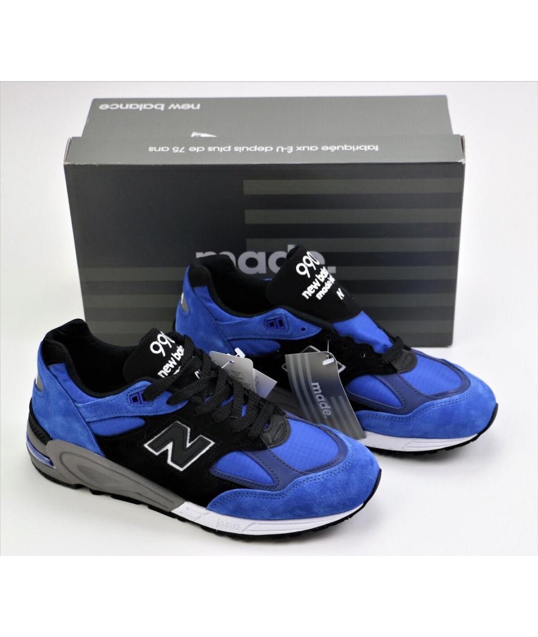 NEW BALANCE Синие замшевые низкие кроссовки / кеды, фото 6