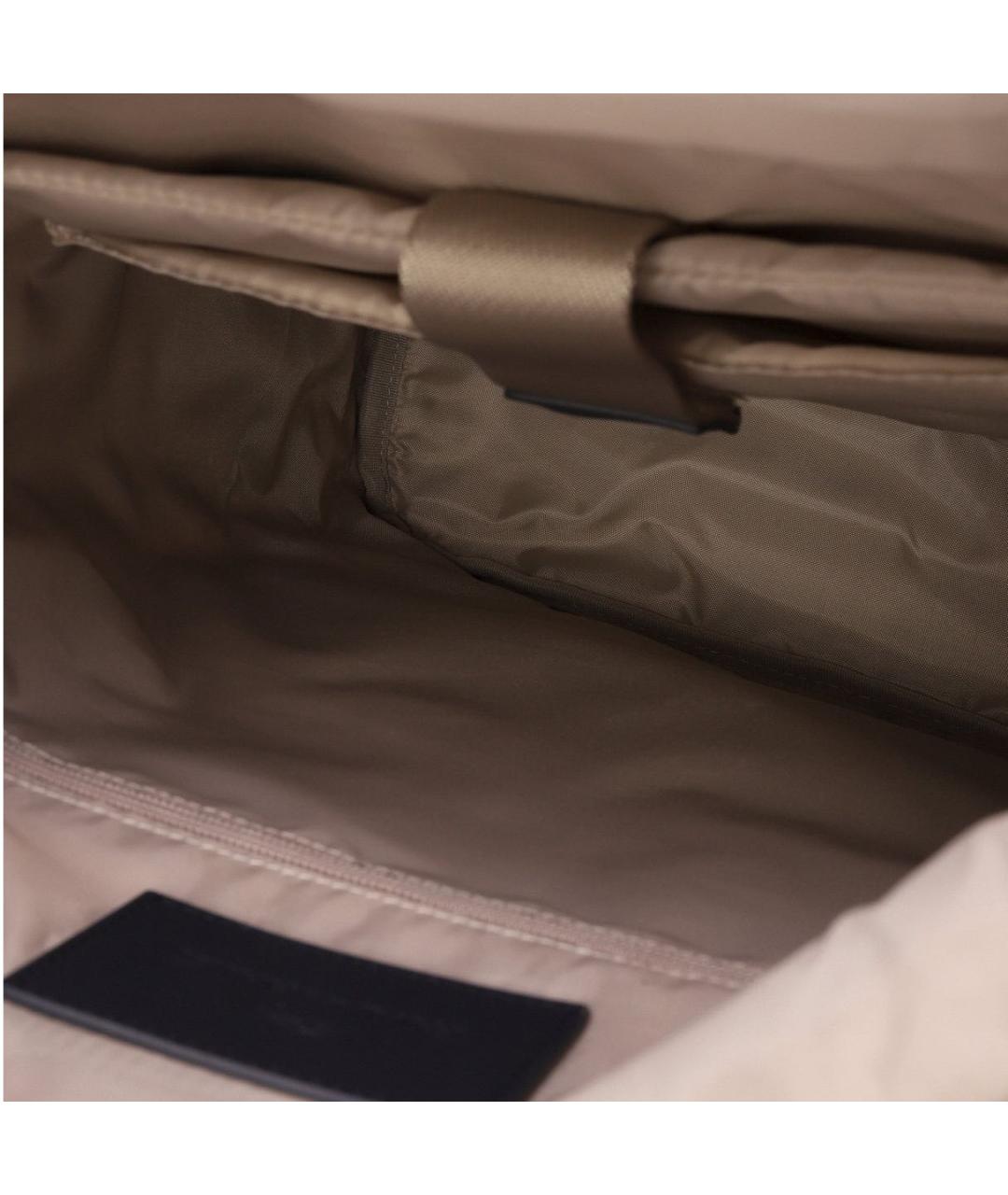 PAUL & SHARK Бежевый хлопковый рюкзак, фото 4