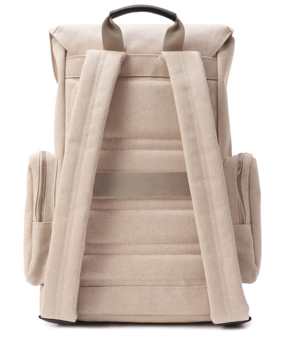 PAUL & SHARK Бежевый хлопковый рюкзак, фото 5