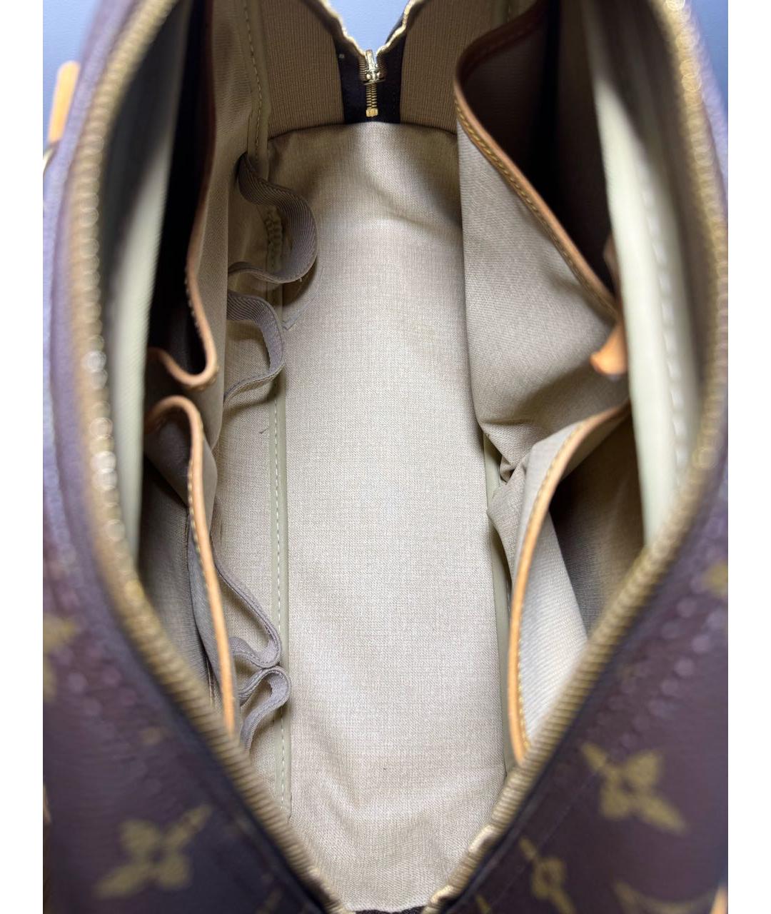 LOUIS VUITTON Коричневая сумка с короткими ручками, фото 4