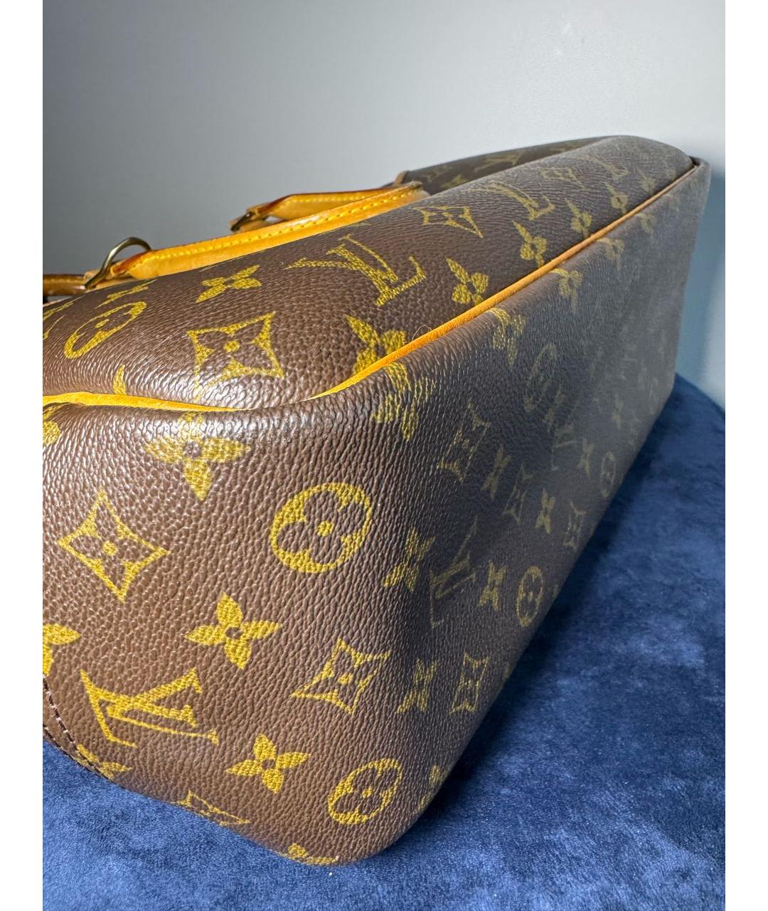LOUIS VUITTON Коричневая сумка с короткими ручками, фото 6
