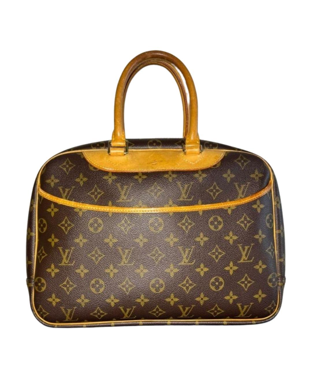 LOUIS VUITTON Коричневая сумка с короткими ручками, фото 1