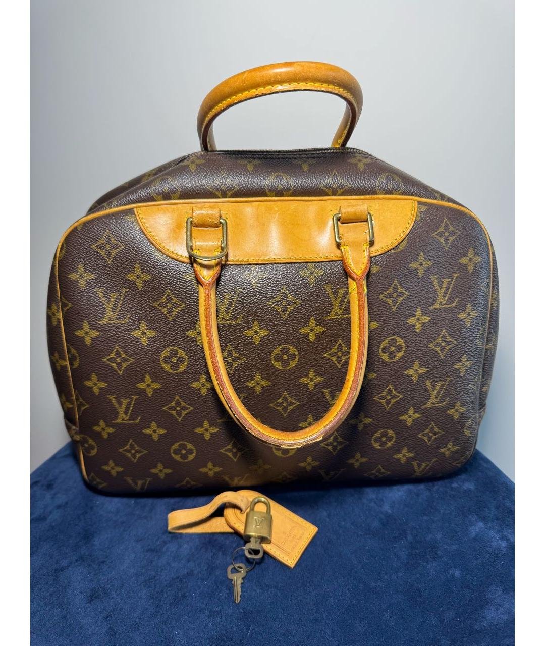 LOUIS VUITTON Коричневая сумка с короткими ручками, фото 2