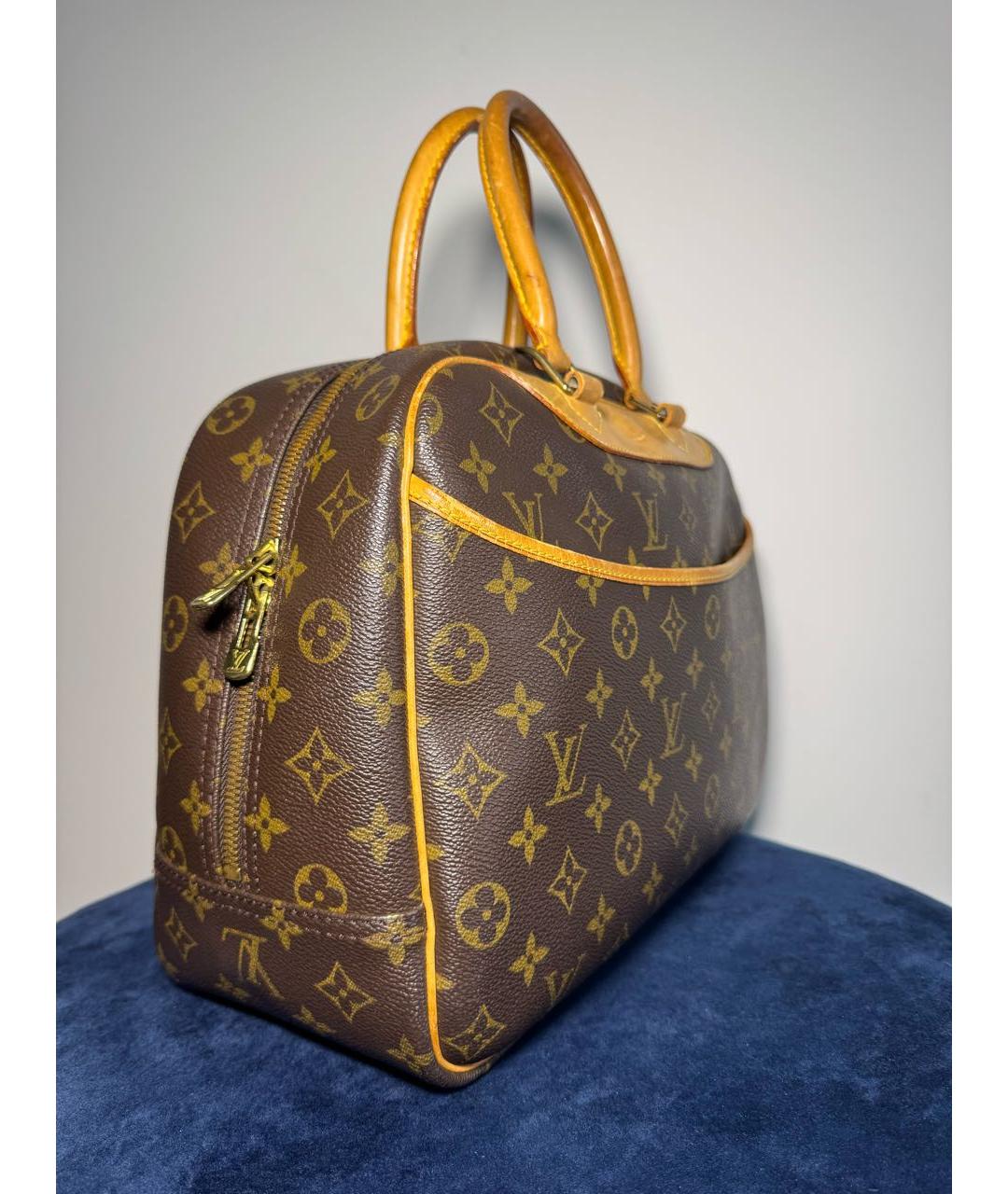 LOUIS VUITTON Коричневая сумка с короткими ручками, фото 3