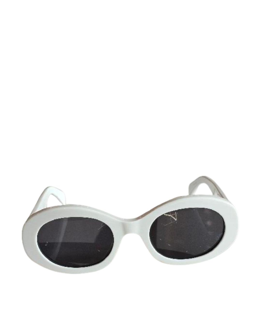 CELINE Белые пластиковые солнцезащитные очки, фото 1