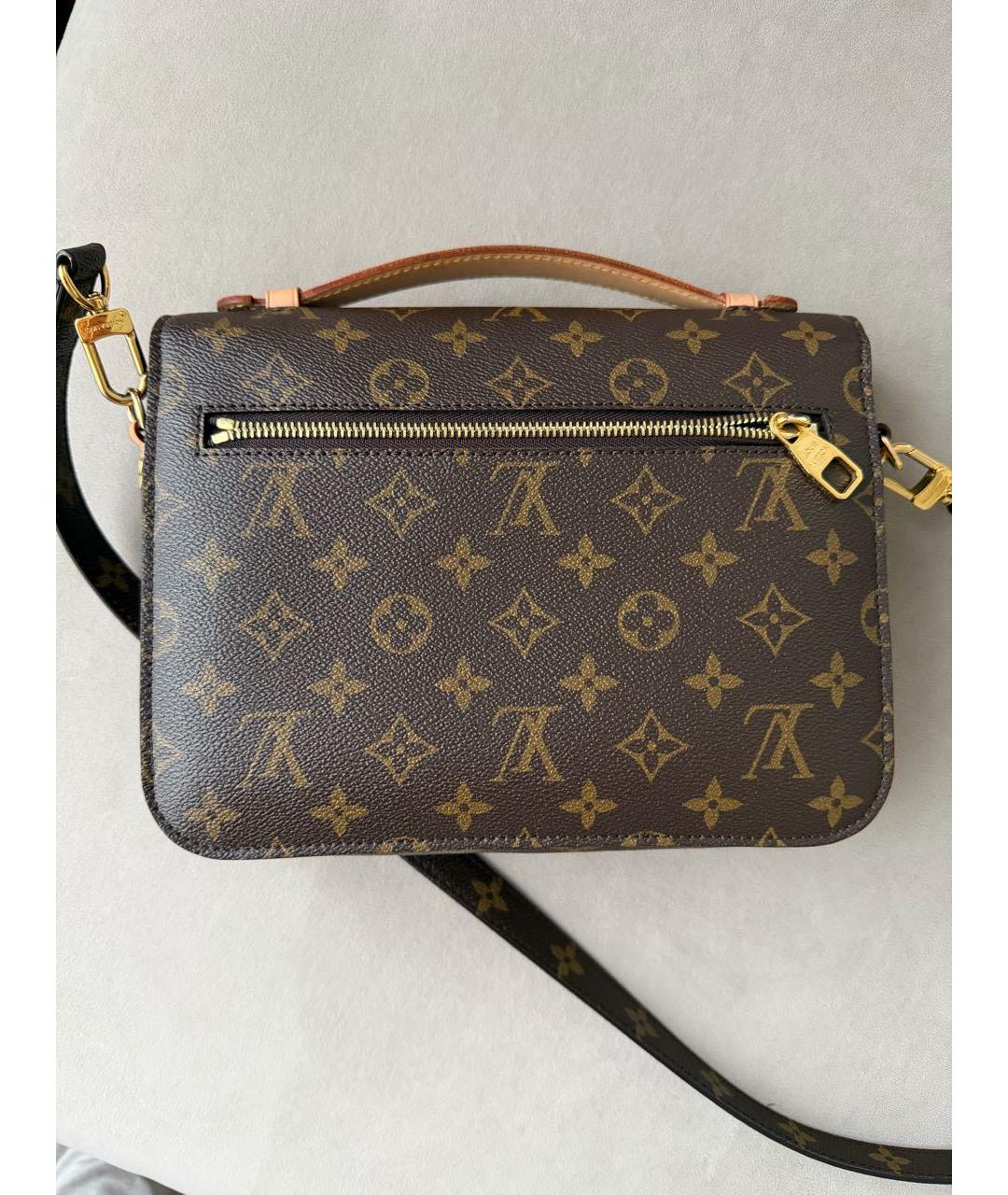 LOUIS VUITTON Коричневая сумка через плечо, фото 3