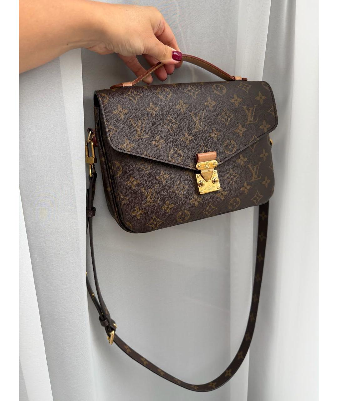 LOUIS VUITTON Коричневая сумка через плечо, фото 2