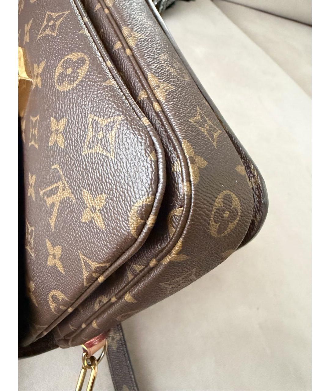 LOUIS VUITTON Коричневая сумка через плечо, фото 7