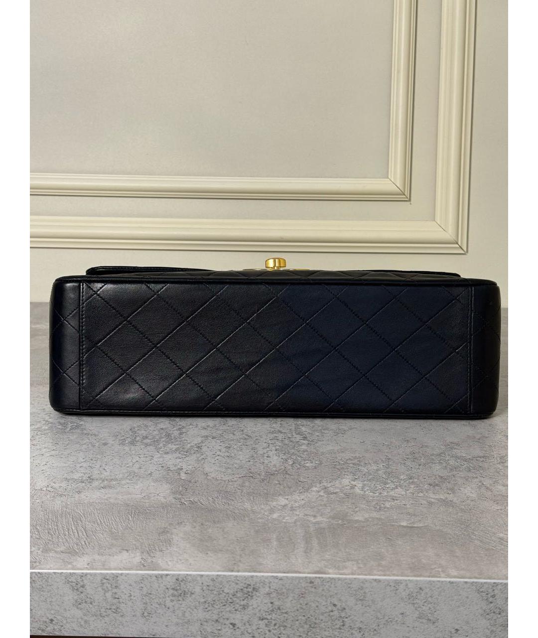 CHANEL Черная кожаная сумка через плечо, фото 5