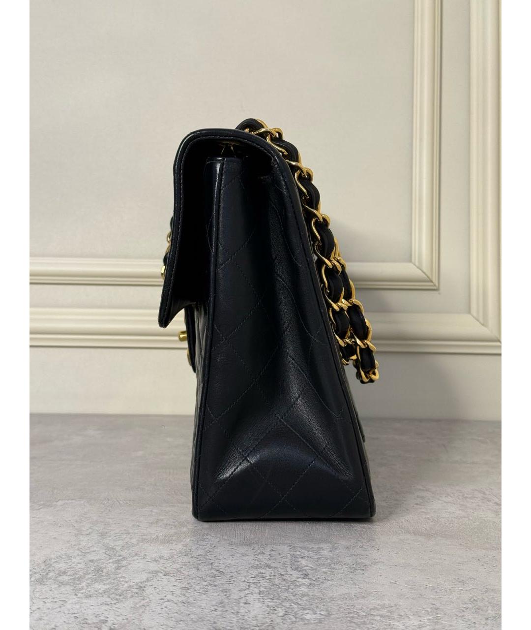 CHANEL Черная кожаная сумка через плечо, фото 4