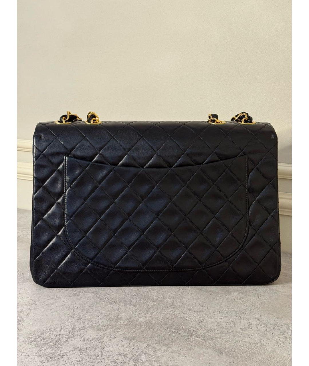 CHANEL Черная кожаная сумка через плечо, фото 2