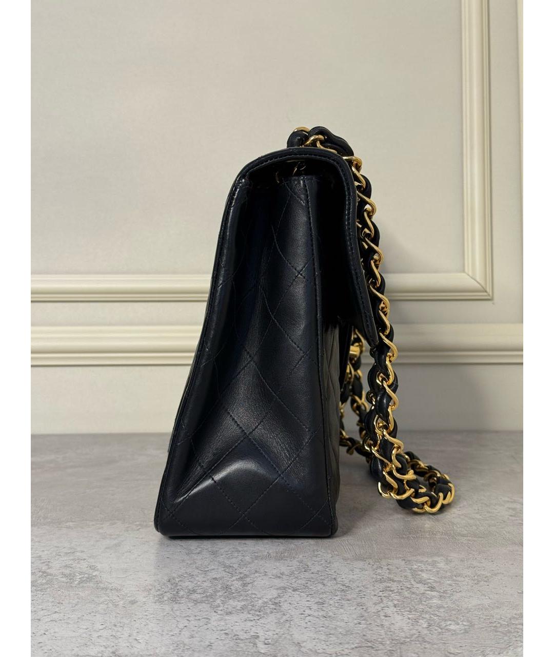 CHANEL Черная кожаная сумка через плечо, фото 3