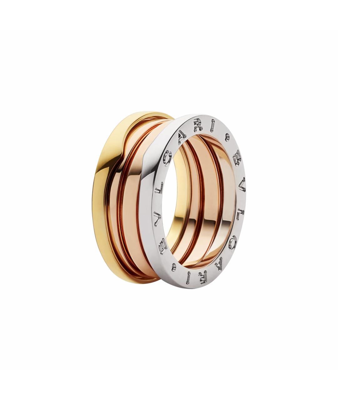 BVLGARI Желтое кольцо из розового золота, фото 1