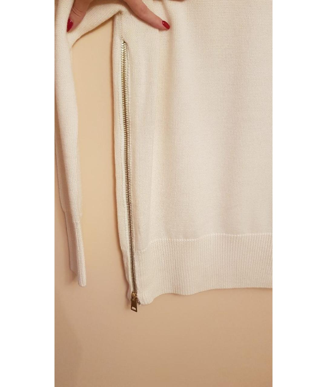 LOVE MOSCHINO Бежевый шерстяной джемпер / свитер, фото 6