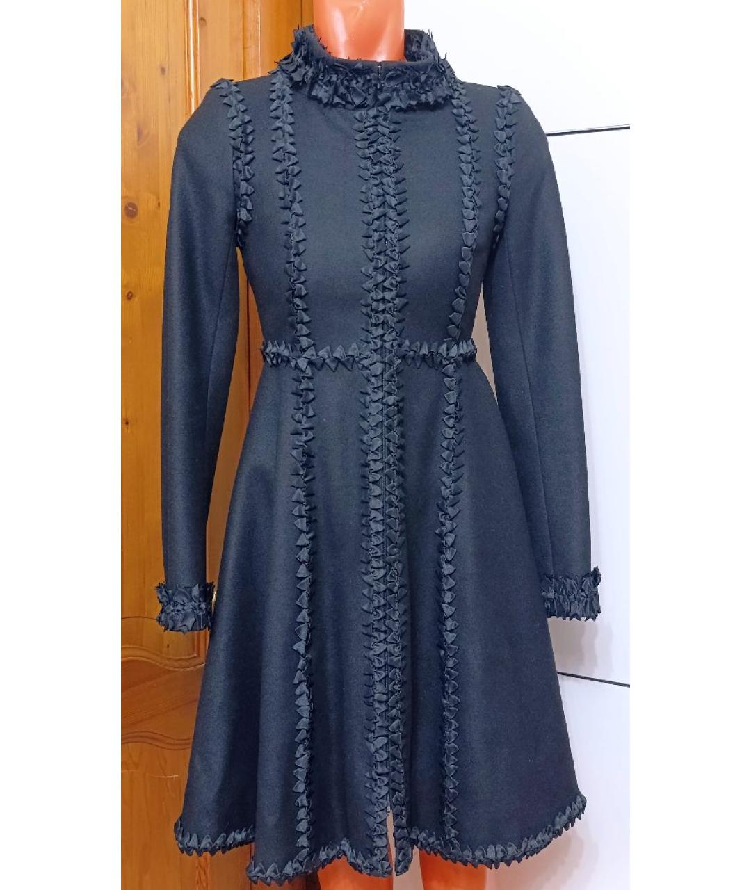 CHANEL Черное кашемировое пальто, фото 9