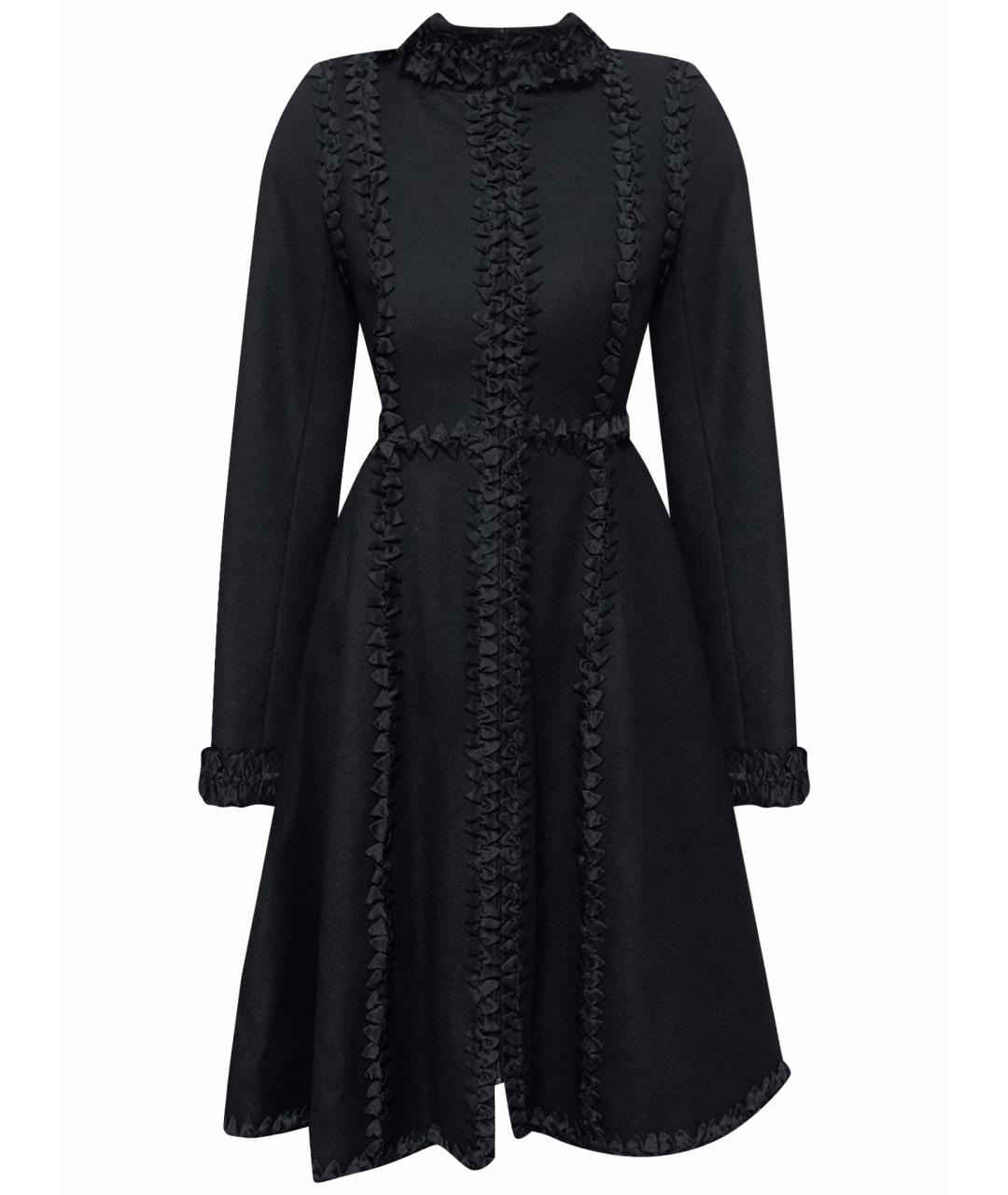 CHANEL Черное кашемировое пальто, фото 1